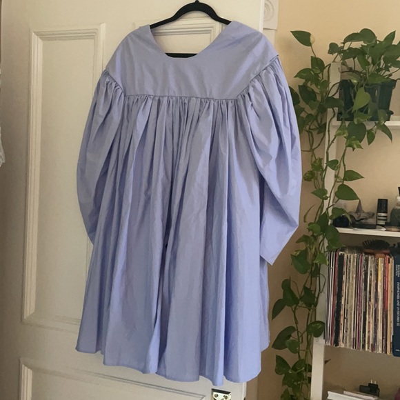 ASOS EDITION bow back smock dress - Picture 5 of 6